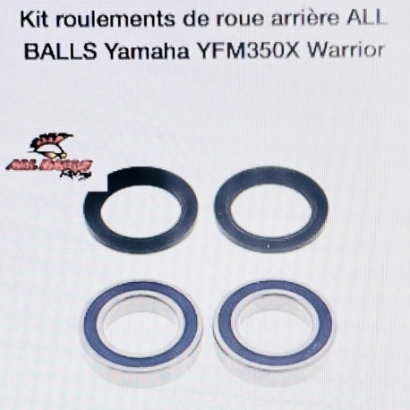 kit roulement de roue arrière quad 350 warrior yamaha