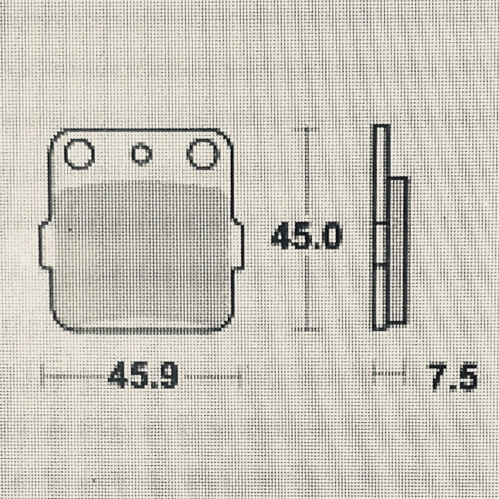 Plaquette de frein Kyoto Semi-Métal