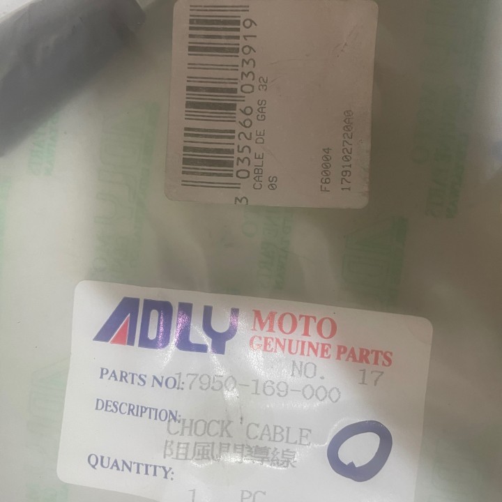 câble d'accélérateur quad 320 s adly