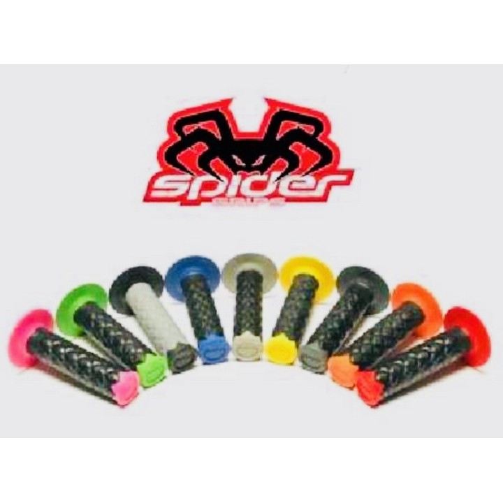 poignée spider pour moto (jaune et noir)