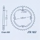 couronne acier quad yamaha (38 dents)