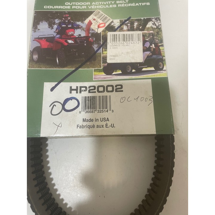 Courroie de Transmission HP 2002 Dayco  Quad Polaris