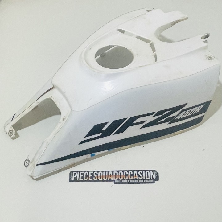 couvre reservoir quad 450 yfz yamaha (blanc)