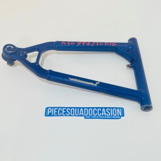 TRIANGLE SUPERIEUR GAUCHE QUAD  450 YFZ OU 700 RAPTOR (BLEU)